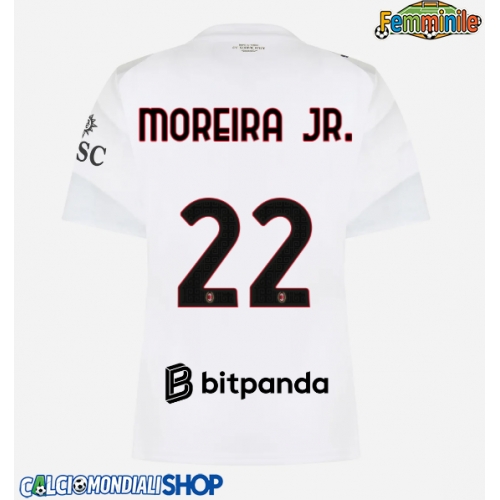 Maglie da calcio AC Milan Diego Moreira #22 Seconda Maglia Femminile 2026-27 Manica Corta
